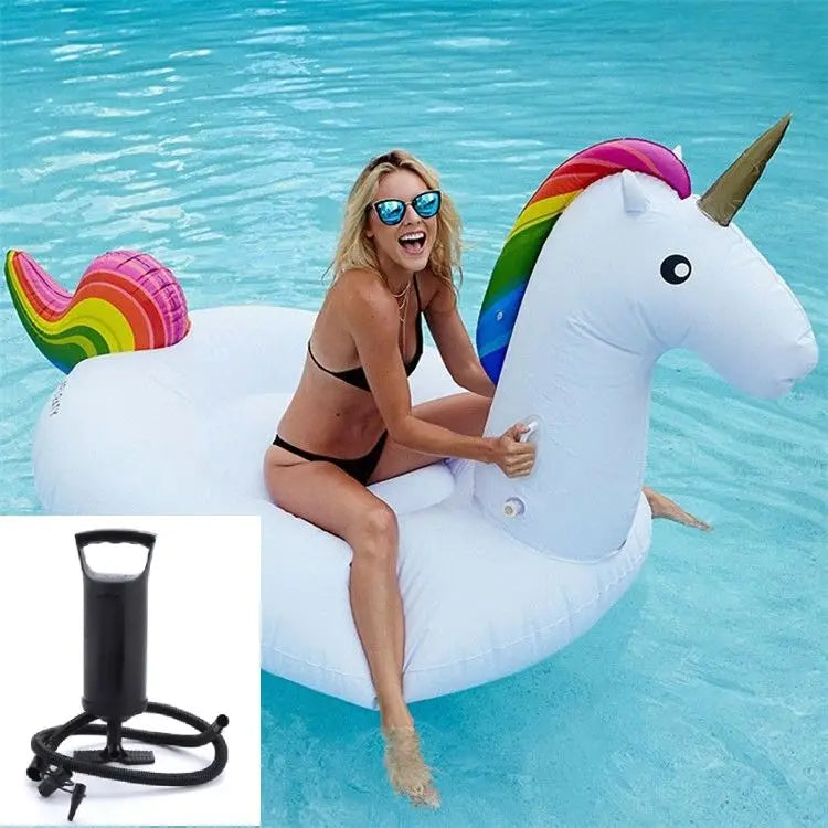 Bouée Licorne Gonflable XXL – Grande Taille pour Enfants & Adultes – Fun, Magie & Couleurs pour Piscine et Plage
