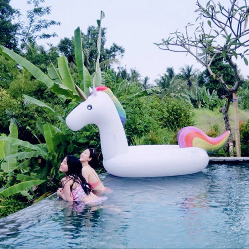Bouée Licorne Gonflable XXL – Grande Taille pour Enfants & Adultes – Fun, Magie & Couleurs pour Piscine et Plage